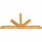 Ekena Millwork Saratoga Rough Sawn Timber Gable Bracket, Western Red Cedar, 108"W x 54"H x 6"D x 6"F, 12/12 Pitch GBW108X54X0606SAR00RWR - alternate 3